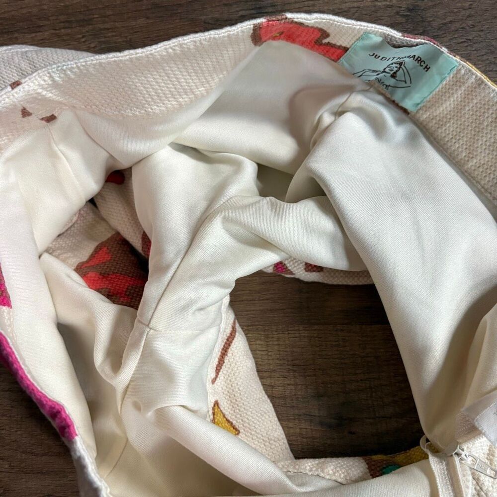 Judith March Retro Cream Butterfly Shorts Women's S Vintage Inspired Preppy Y2K - Picture 9 of 9